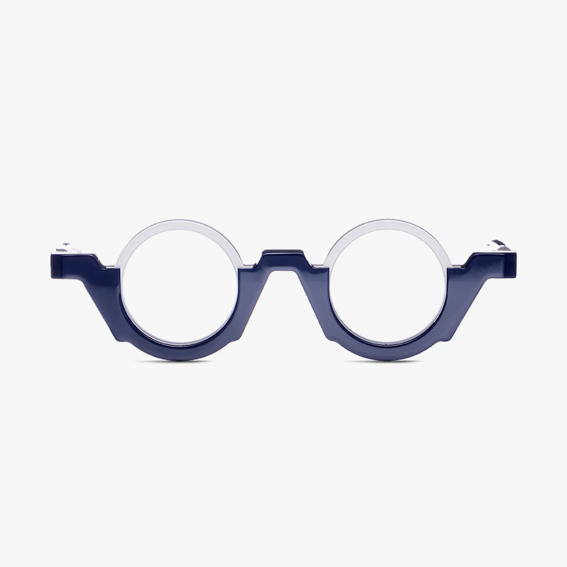 Navy Blue Silver Hinge