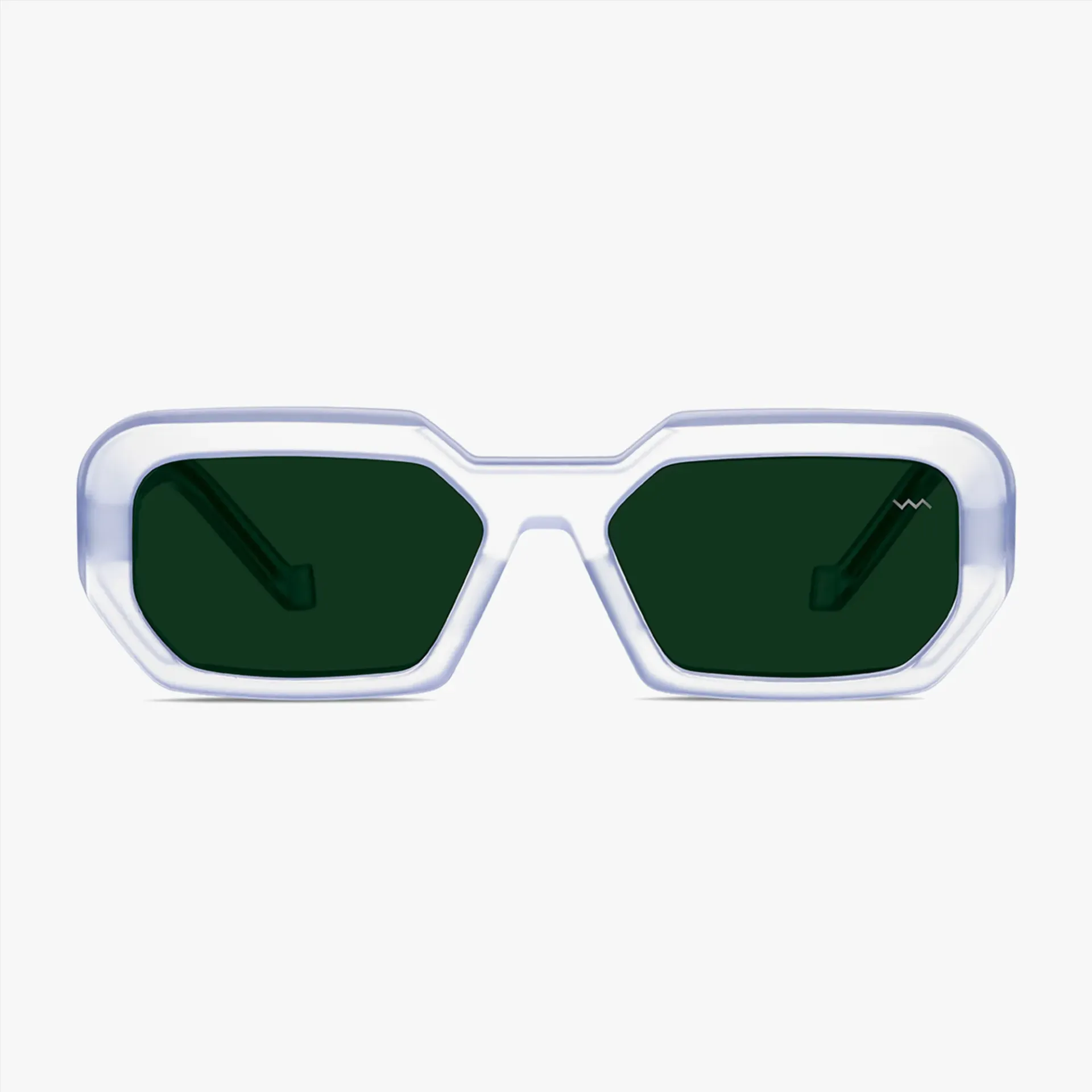 Cristal Matte Green Silver Hinge