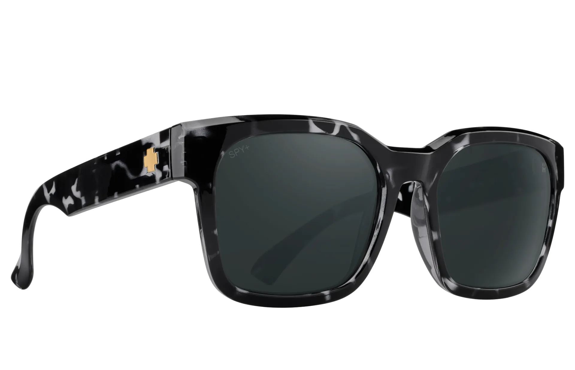 Black Marble Tort Happy Gray Green Black