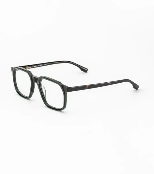 WOODYS Optical Green Havana
