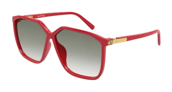 VALENTINO Sunglasses Red Red Grey