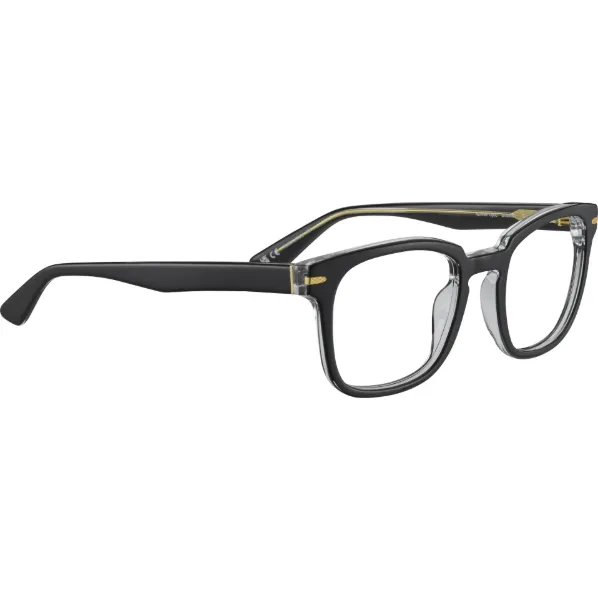 SERENGETI Optical NORMAN OPTIC Shiny Black Transparent Layer - Shiny Light Gold