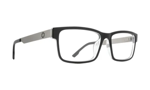 SPY Optical HALE 56  Clear Gunmetal