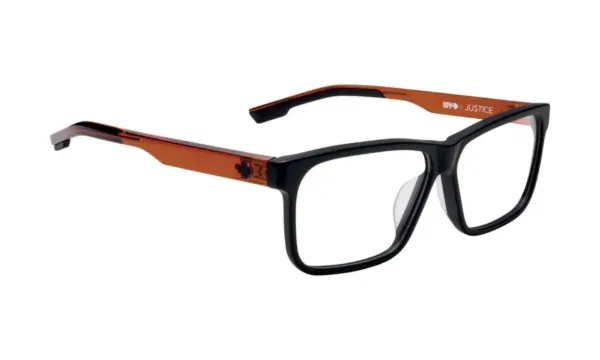 SPY Optical JUSTICE 59  Matte Black Trans Sepia