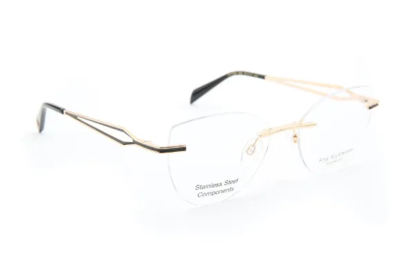 ANA HICKMANN Optical Goldmatt Black/Black/