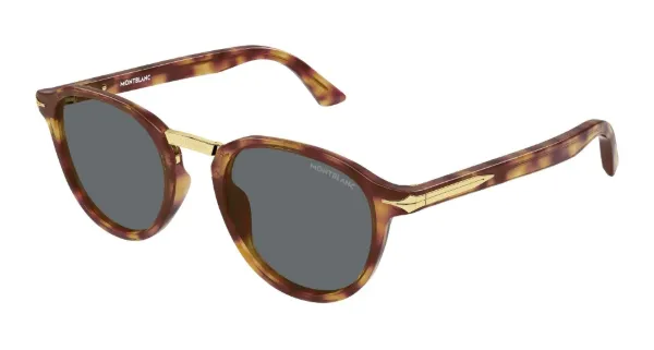 MONTBLANC Sunglasses Havana Havana Grey