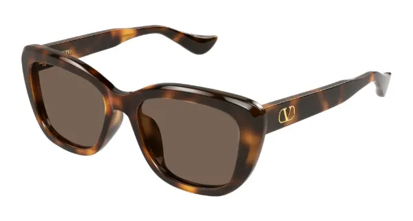 VALENTINO Sunglasses Havana Havana Brown