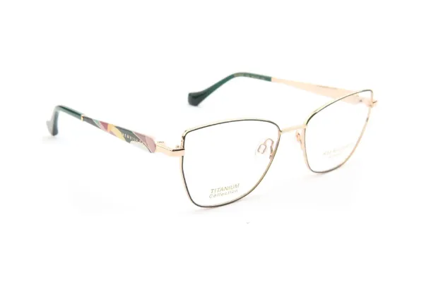 ANA HICKMANN Optical Goldmatt Dark Green/Porridge Dark Green