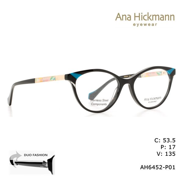 ANA HICKMANN OPTICAL BLACK