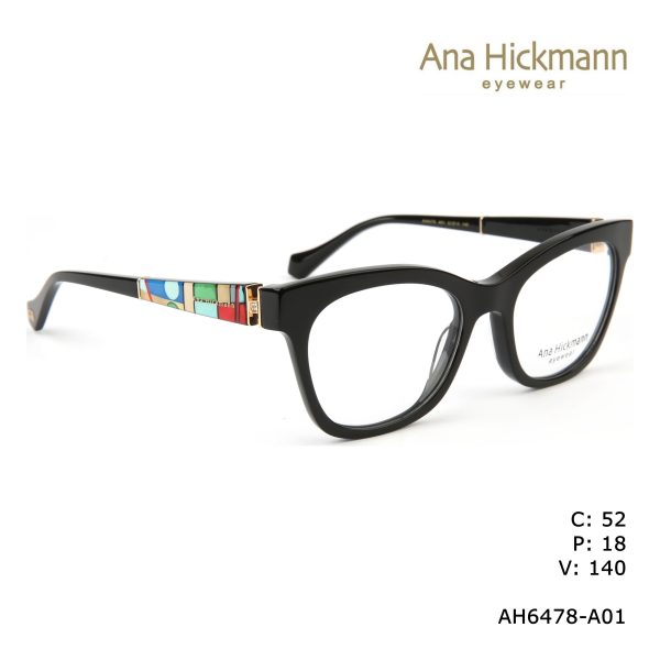 ANA HICKMANN OPTICAL BLACK