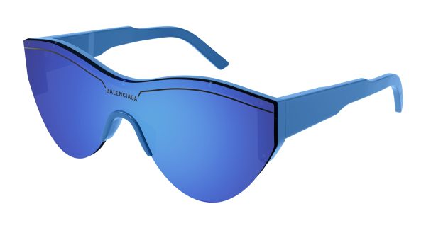 BALENCIAGA Sunglasses Light Blue Light Blue Blue/MIRROR(DOUBLE)