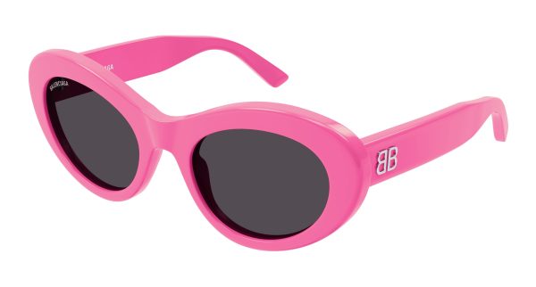 BALENCIAGA Sunglasses Pink Pink Grey/