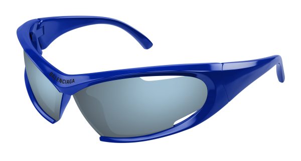 BALENCIAGA Sunglasses Blue Blue Blue/MIRROR