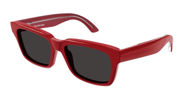 BALENCIAGA Sunglasses Red Red Grey/