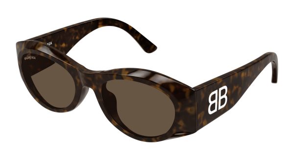 BALENCIAGA Sunglasses Havana Havana Brown/