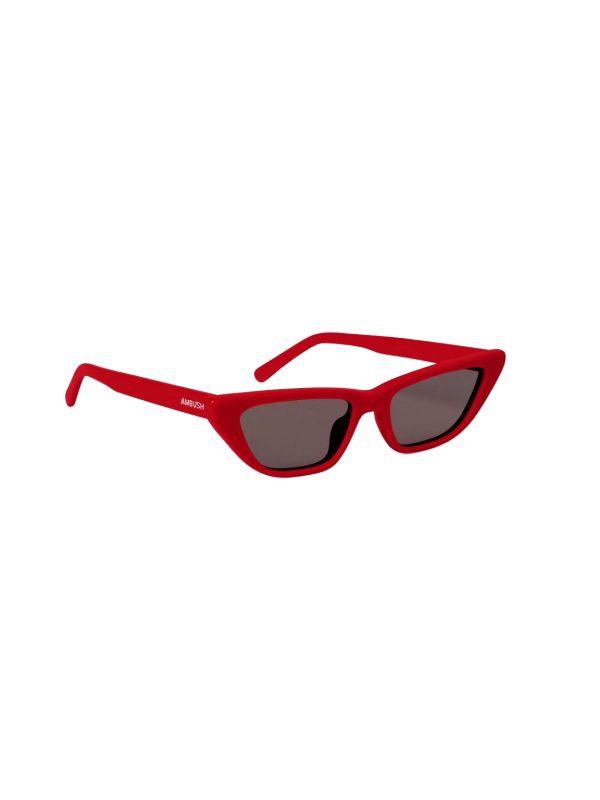 AMBUSH Sunglasses Molly Red - Dark Grey/