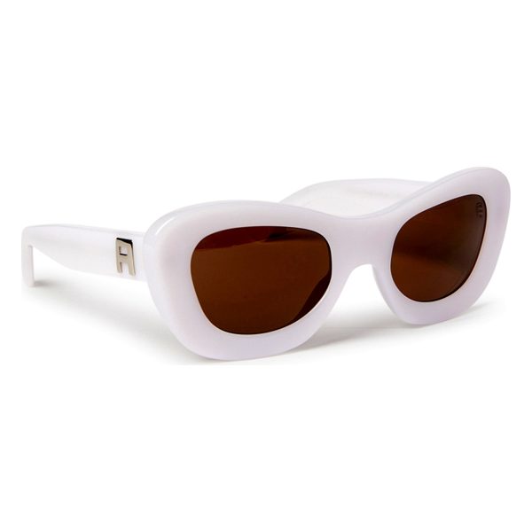 AMBUSH Sunglasses Felis White Brown/