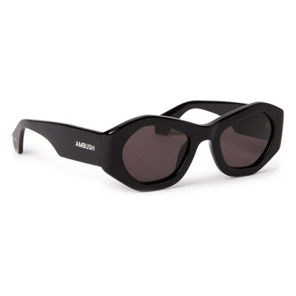 AMBUSH Sunglasses Pryzma Black Dark Grey/