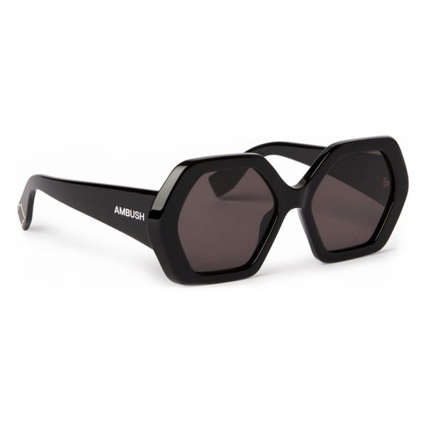 AMBUSH Sunglasses Eirene Black Dark Grey/
