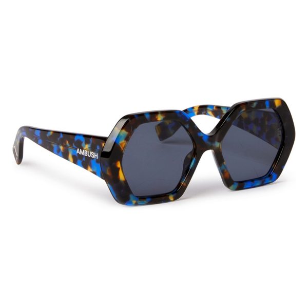 AMBUSH Sunglasses Eirene Blue Havana Blue/
