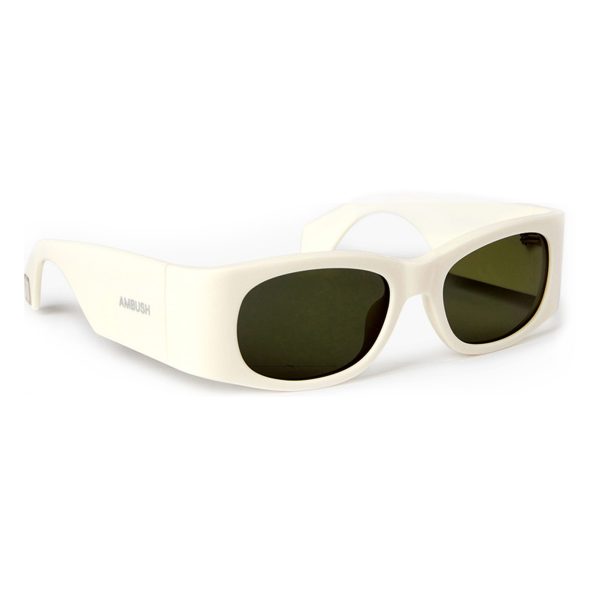 AMBUSH Sunglasses Gaea Ivory Green/