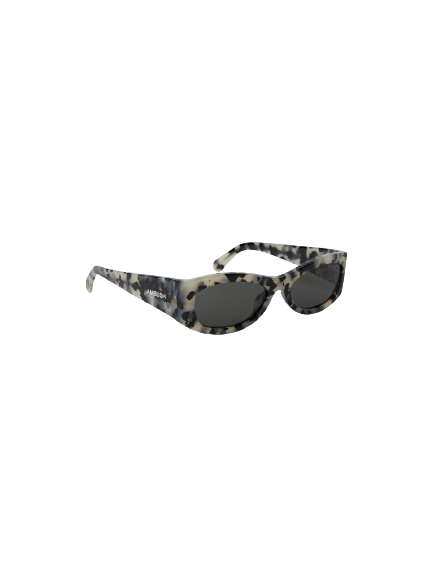 AMBUSH Sunglasses Bernie Havana White Dark Grey/