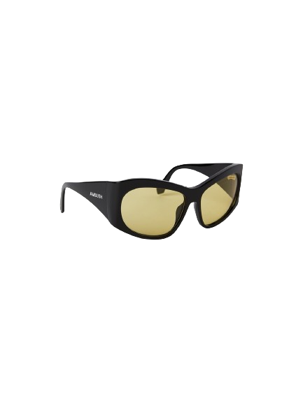 AMBUSH Sunglasses Daniel Black Yellow/