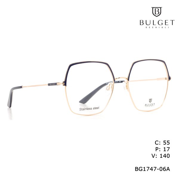 BULGET Optical Gold Half Gloss Matted Deep Blue/