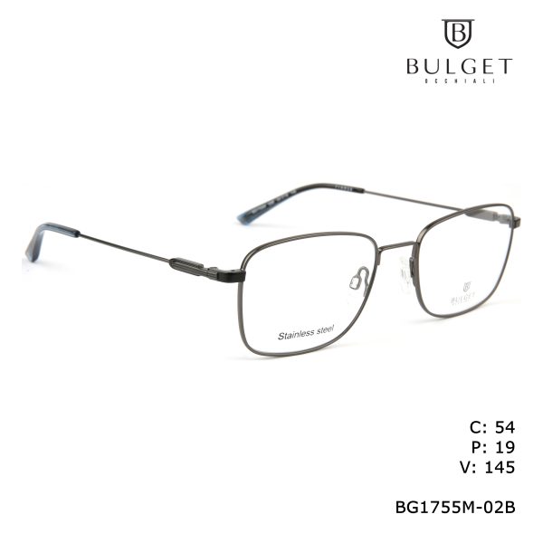 BULGET Optical Half Golss Matted Brushed Dark Gun/