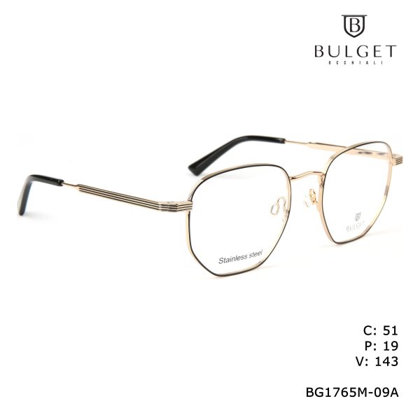 BULGET Optical Gold + Half Gloss Matted Black/