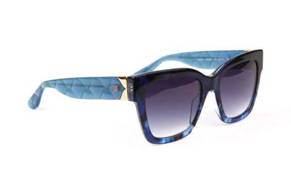 BULGET Sunglasses Up Transparent Dark Blue Down Blue Havana/GRADIENT