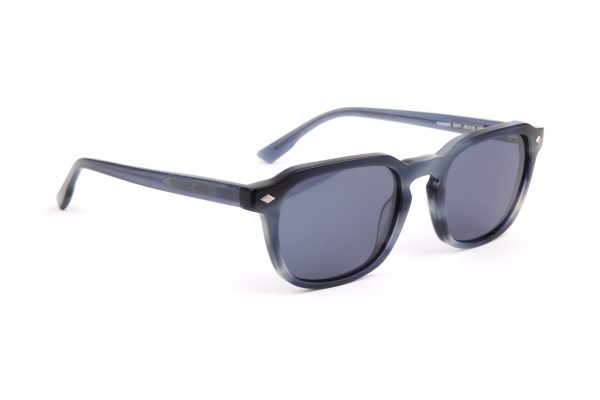 BULGET Sunglasses Matte Blue Grey Stripe/POLARIZED