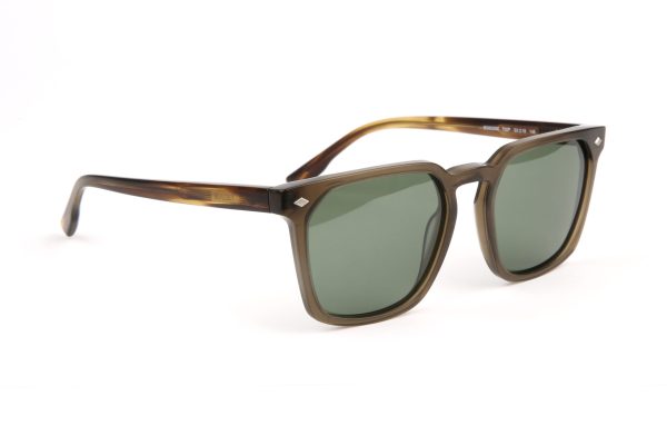 BULGET Sunglasses Transparent Brown Green/POLARIZED
