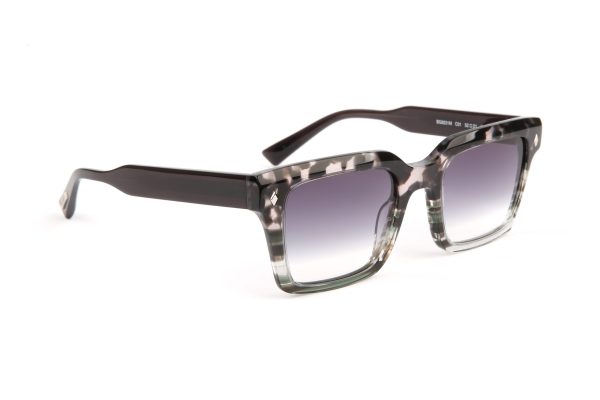 BULGET Sunglasses Up Black Pink Havana Down Stripe Green/GRADIENT