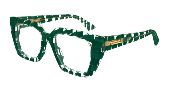 BOTTEGA VENETA OPTICAL GREEN