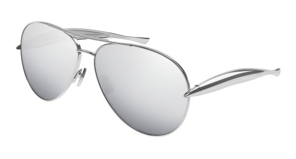 BOTTEGA VENETA SUNGLASSES SILVER