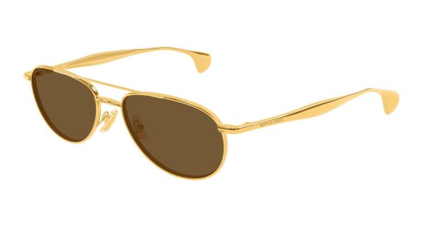 BOTTEGA VENETA SUNGLASSES GOLD