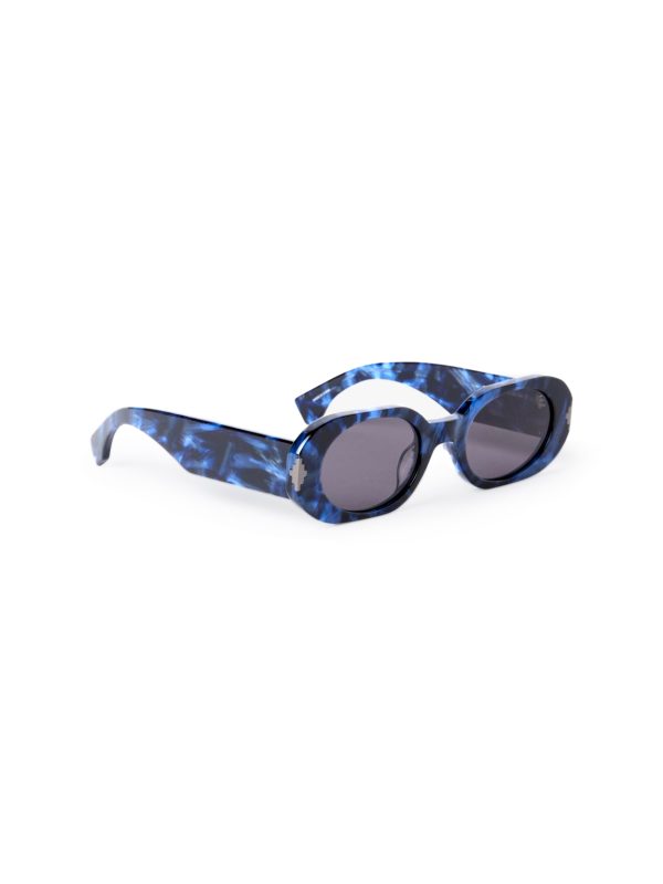 MARCELO BURLON Sunglasses Nire Havana Blue Dark Grey/