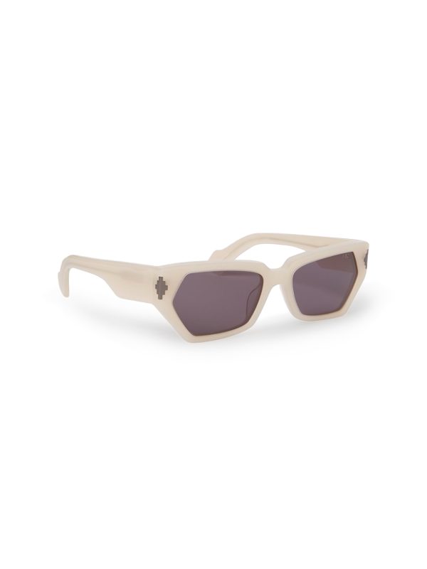 MARCELO BURLON Sunglasses Arica Beige - Dark Grey/