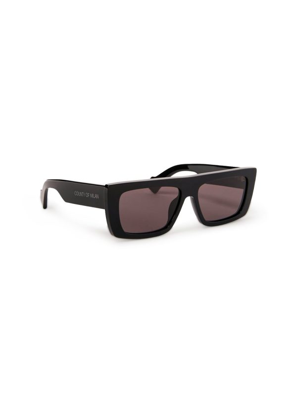 MARCELO BURLON Sunglasses Lebu Black - Dark Grey/