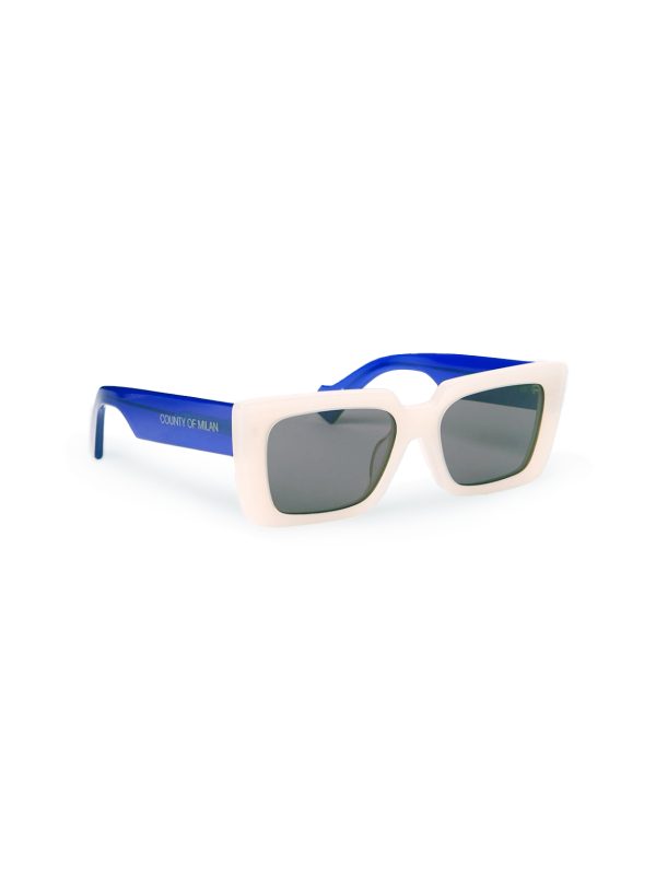 MARCELO BURLON Sunglasses Tecka Beige - Dark Grey/