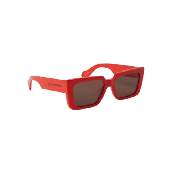 MARCELO BURLON Sunglasses Tecka Orange-Dark Grey/