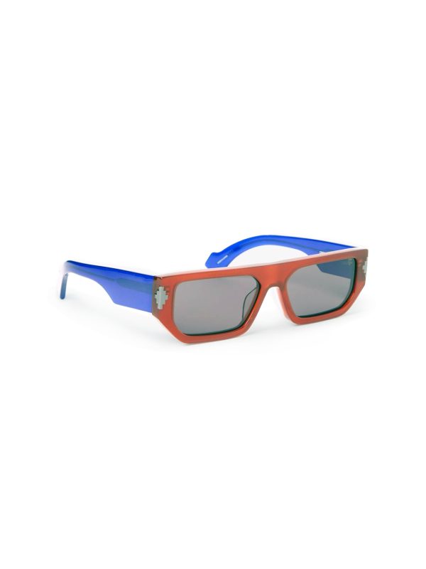 MARCELO BURLON Sunglasses Arica Burgundy/ Blue - Dark Grey/