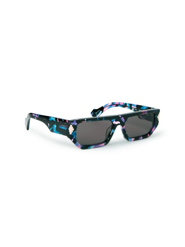 MARCELO BURLON Sunglasses Caltha Dusty Blue - Dark Grey/