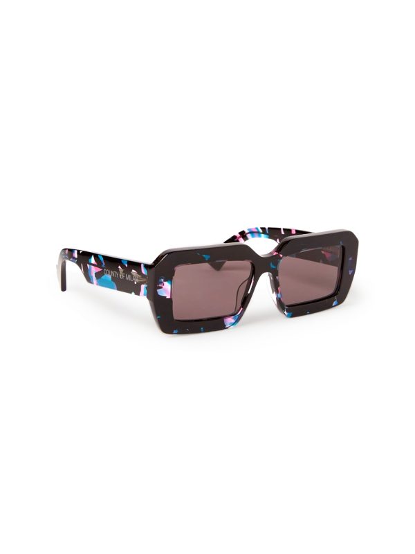 MARCELO BURLON Sunglasses Chilensis Dusty Blue - Dark Grey/