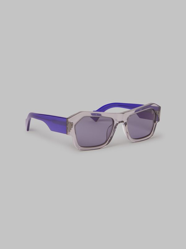 MARCELO BURLON Sunglasses Cardo Grey - Blue/