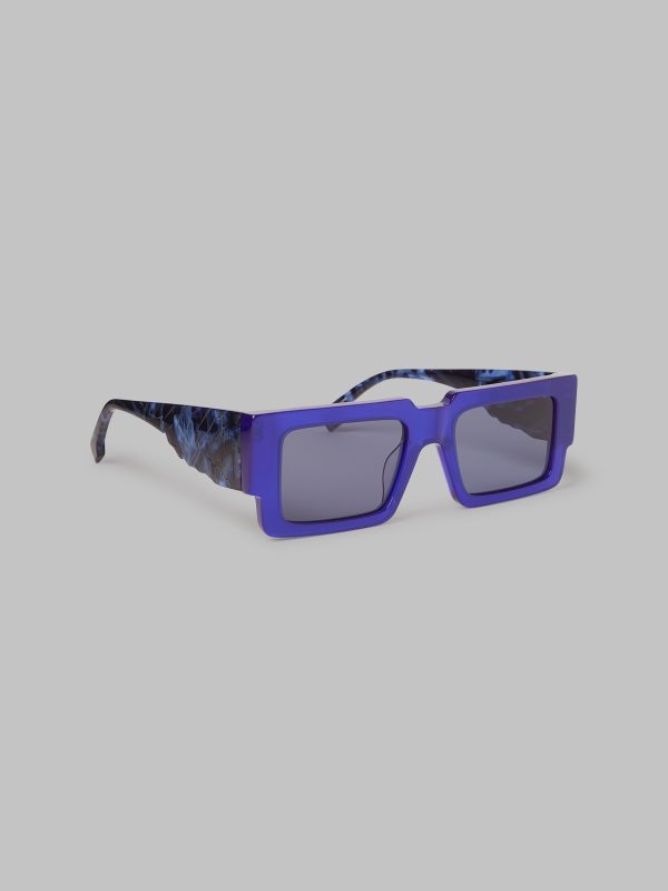 MARCELO BURLON Sunglasses Tineo Blue/Havana Blue -Blue/