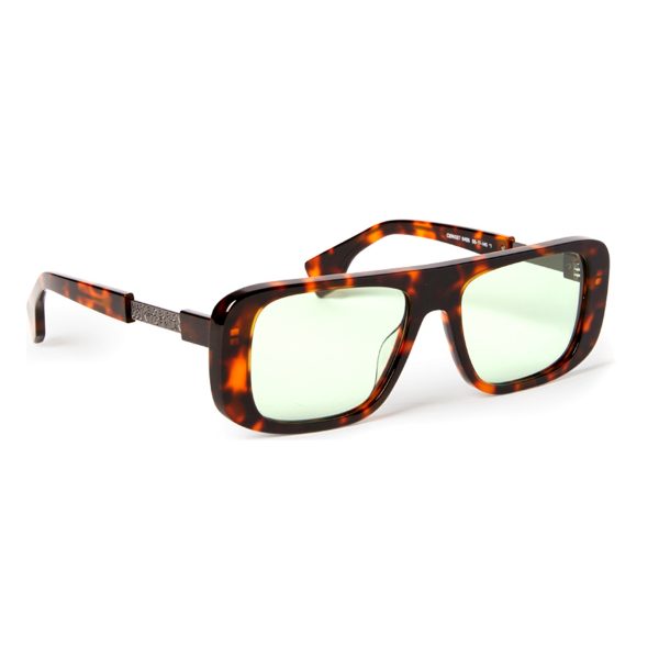 MARCELO BURLON Sunglasses Polygala Dark Havana Green/
