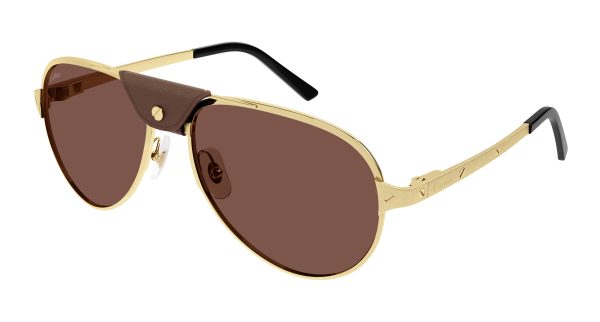 CARTIER SUNGLASSES GOLD