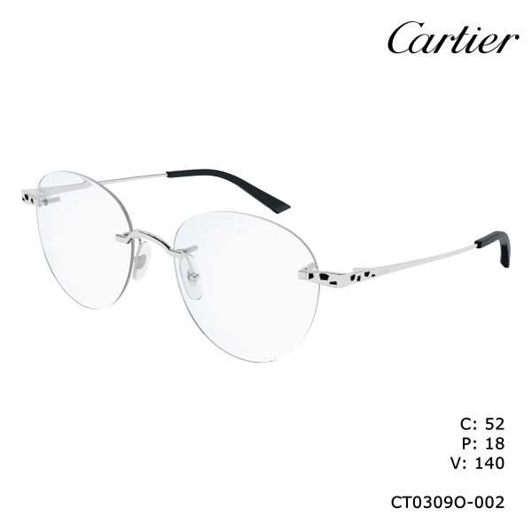 CARTIER OPTICAL SILVER